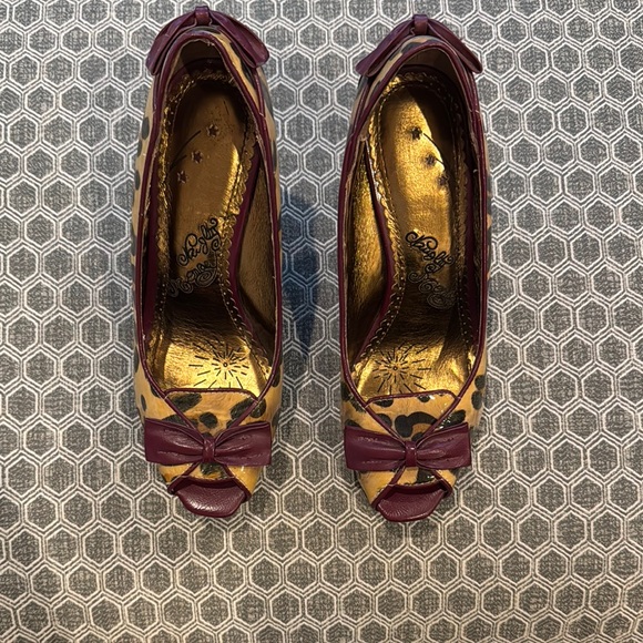 Naughty Monkey Shoes - Naughty Monkey Leopard Print Heels